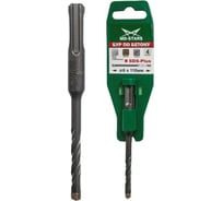 Бур по бетону и кирпичу 4 кромки 20x210 мм, SDS-Plus MD-STARS MD-B4C20Х210