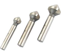 Набор зенковок 12.4-20.5 мм, Р18, конус 90 гр, ц/х, 3 шт CNIC 53871