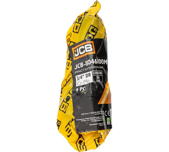 Удлинитель ударный 100 мм, 3/4"DR JCB JCB-8046100MPB(59171)