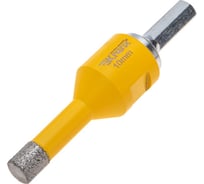 Коронка алмазная профессиональная по керамограниту и железобетону М14, вакуумное спекание, 10 мм, для УШМ KRANZ KR-92-1003