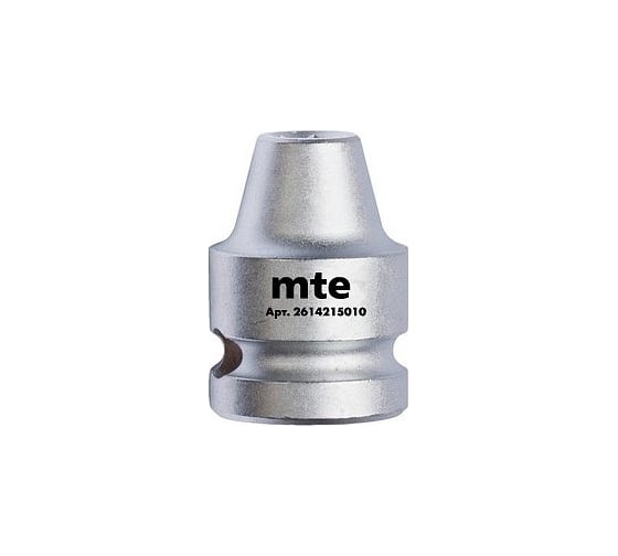 Адаптер (переходник) для бит 5/16"(8 мм) с квадрата 1/2" MTE 2614215010