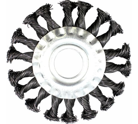 Щетка дисковая (150х22 мм; крученая стальная проволока) для УШМ ON 20-08-150