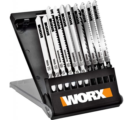 Набор пилок для лобзика 10 шт WORX WA8106