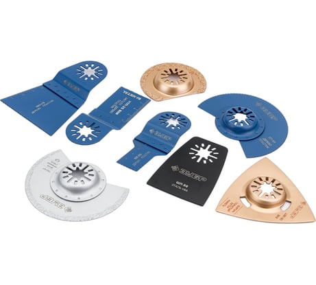 Набор насадок Профессионал НР №8 8 шт для реноватора Зубр 15575