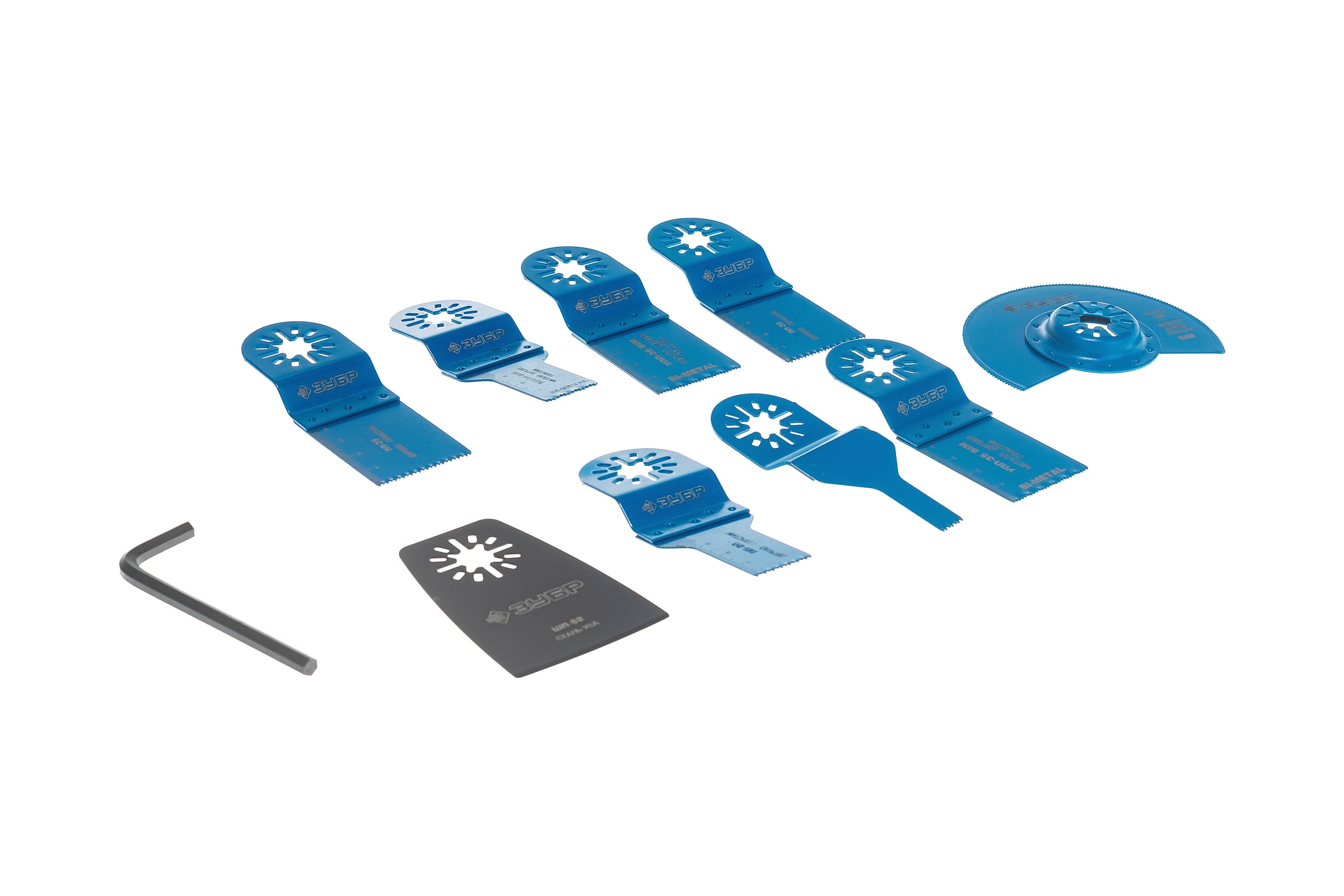 Набор насадок Профессионал НР №9 9 шт для реноватора Зубр 15576