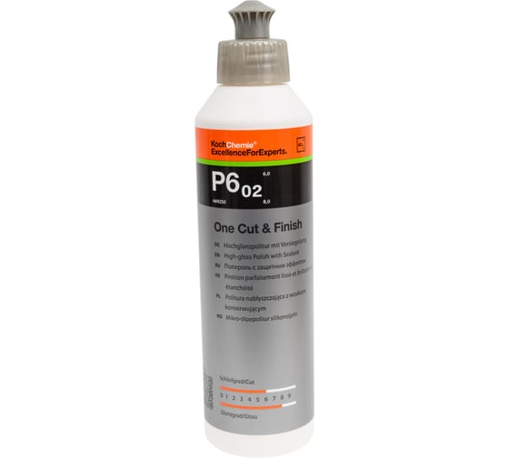 Полировальная паста с герметизирующим эффектом One Cut _ Finish P6.02 469250 250 мл Koch Chemie 053984 2885 1