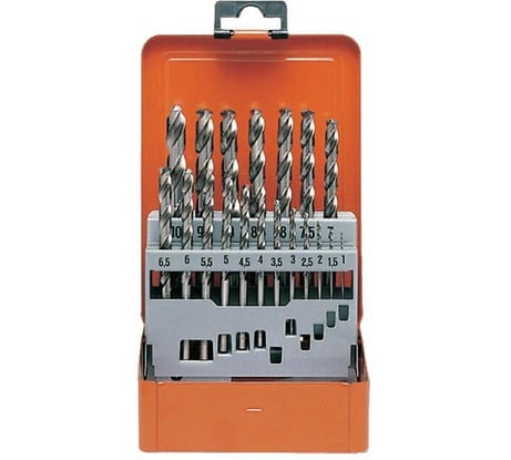 Набор сверл HSS E Typ S (19 шт; 1-10 мм) PROJAHN 60380