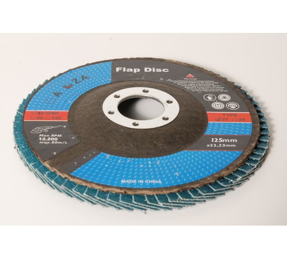 Диск лепестковый ZA EL 125x22.2 мм, T27, P60 SIGMACUT DLZAEL125T27P60