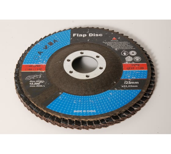 Диск лепестковый AO 125x22.2 мм, T27, P60 SIGMACUT DLAO125T27P60