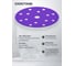 Диск абразивный керамика AMETHYST 150 мм, 15 отверстий, P 150, 50 шт VOLCA 74150150150 4