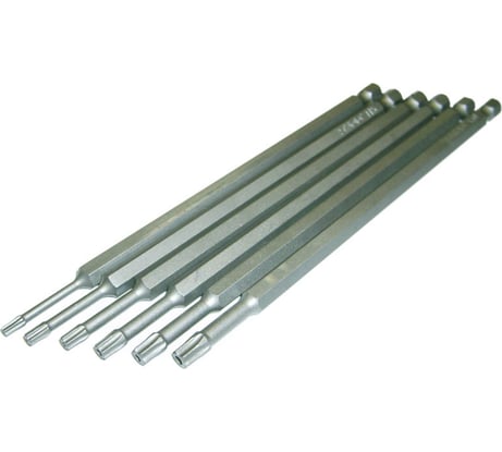 Набор бит торсионных Torx (6 шт; 150 мм; Т10-30) SKRAB 43550
