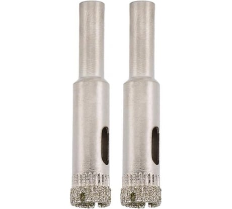 Коронка алмазная по керамограниту (2 шт;10 мм) SKRAB 33710