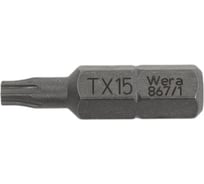 Бита вязкая твердость TX 15, 25 мм, 1/4" WERA WE-066486