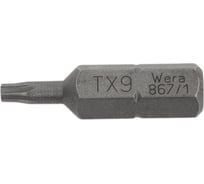 Бита вязкая твердость TX 9, 25 мм, 1/4" WERA WE-066496