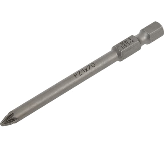Бита шестигранный хвостовик PZ1, 70 мм, 1/4" WERA WE-060027