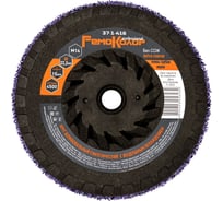 Круг зачистной полимерный (коралловый) фиолетовый, extra coarse (очень грубый), 125x15 мм, М14 РемоКолор 37-1-416
