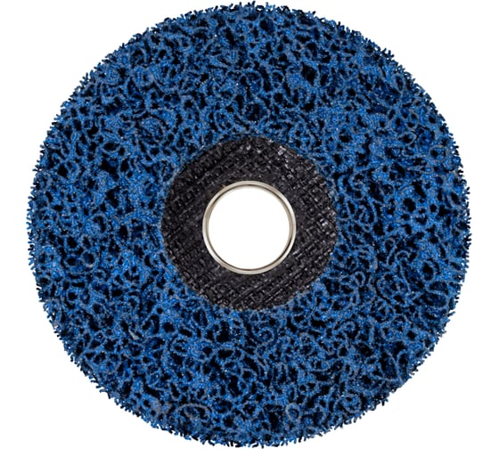 Круг зачистной полимерный (коралловый) голубой, coarse grain (грубый), 125x22.2x15 мм РемоКолор 37-1-410