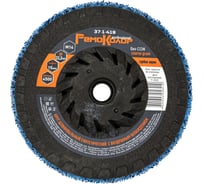 Круг зачистной полимерный (коралловый) голубой, coarse grain (грубый), 125x15 мм, М14 РемоКолор 37-1-419