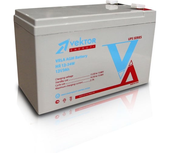 Батарея аккумуляторная Vektor Energy HR 12-34W 76023