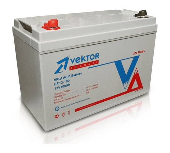 Аккумуляторная батарея Vektor Energy GP 12-100 75941
