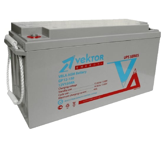 Аккумуляторная батарея Vektor Energy GP 12-150 75958