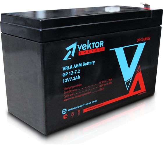 Аккумуляторная батарея Vektor Energy GP 12-7.2 75842