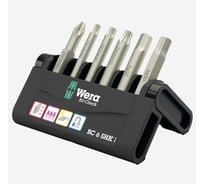 Биты ZIRA Bit-Check 6 SHK 1 SB 6 предметов WERA WE-073631