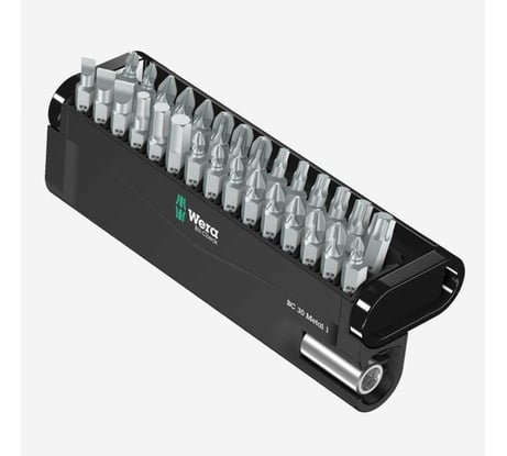 Биты Bit-Check 30 Metal 1 SB, 30 предметов WERA WE-057440