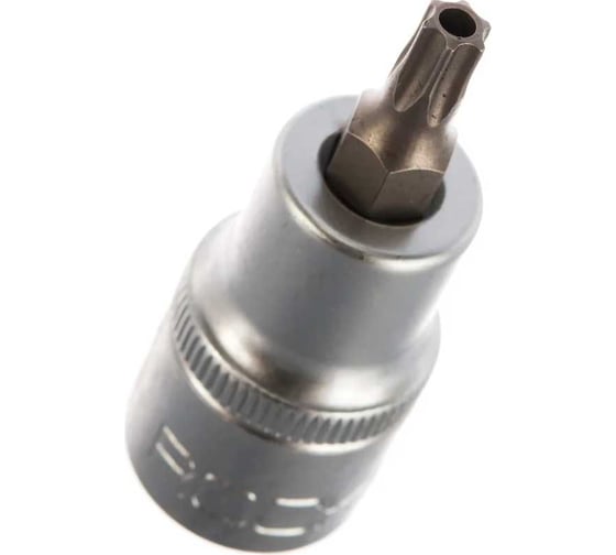 Головка-бита Premium TORX T30 с отверстием, 1/2"DR, L-55 мм Rockforce RF-34705530 Premium(46903)