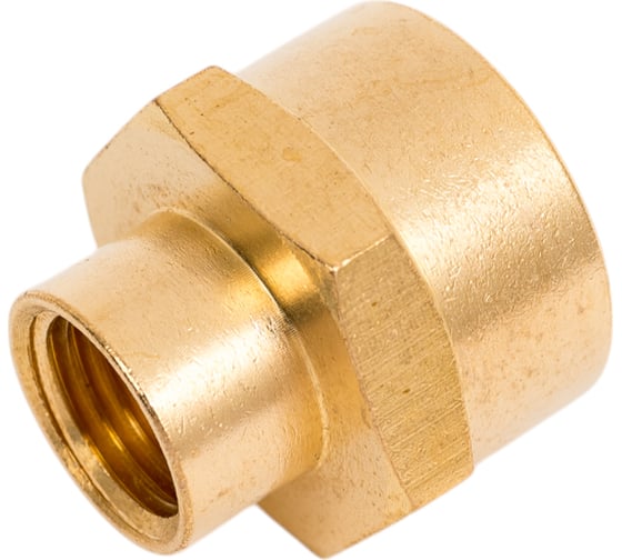 Соединитель резьбовой, внутр. резьба 1/2"x1/4" в блистере Rockforce RF-FF08/04(1833)