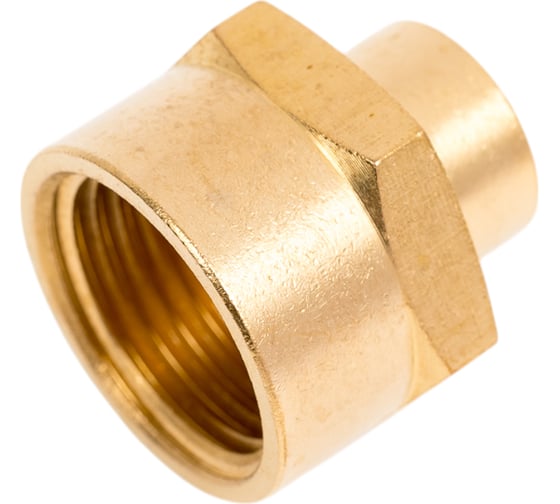 Соединитель резьбовой, внутр. резьба 1/2"x1/4" в блистере Rockforce RF-FF08/04(1833)