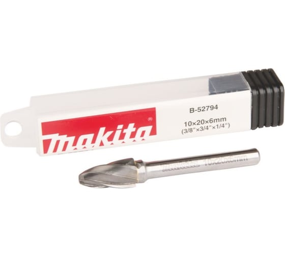 Насадка твердосплавная (10 шт; 10x20x6 мм) для ПШМ Makita B-52794-10 1