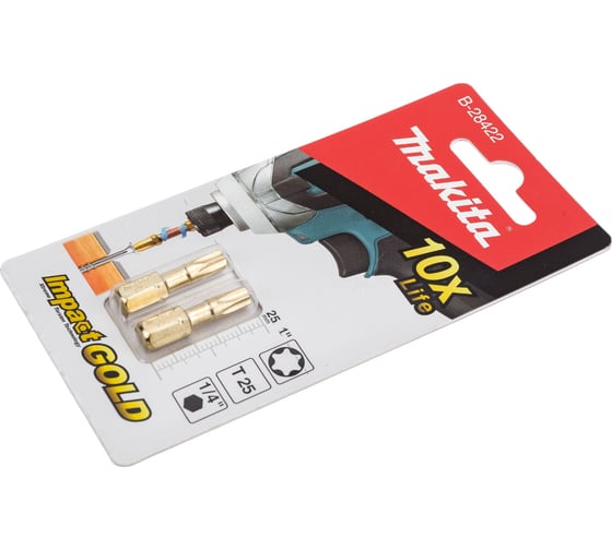 Бита Impact Gold (2 шт; T25; 25 мм) Makita B-28422
