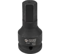 Головка-бита 6-гранная, ударная, 22 мм, 3/4"DR, L-100 мм Forsage F-2649022(29982)