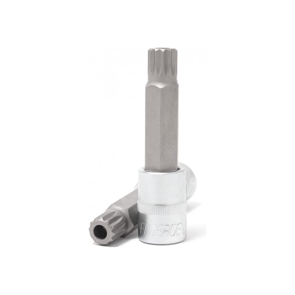 Головка бита SPLINE 12-лучевая, M14, с отверстием, 1/2"DR, L-55 мм ...