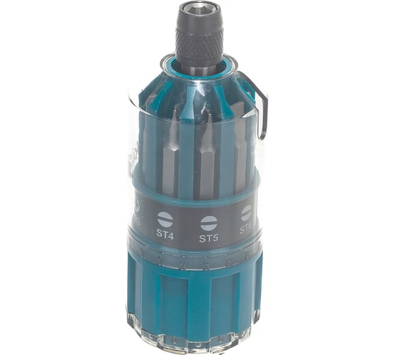 Набор бит с держателем 18 предметов, 6 наборов Makita B-28905-6