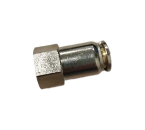 Фитинг Pegas MPCF08-02 металлический 8 мм, внутренняя резьба 1/4" Pegas pneumatic 6105