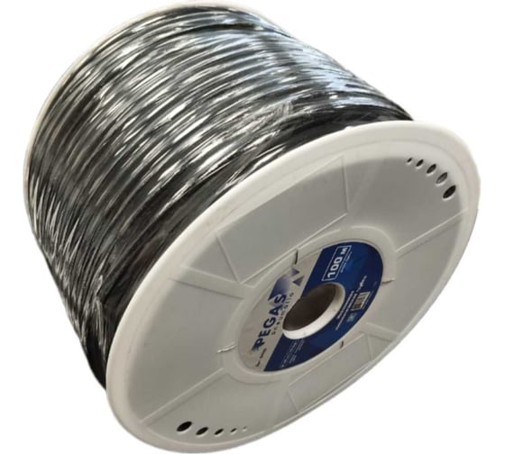 Пневмотрубка нейлоновая Pegas бухта 100 м, 8-10 мм Pegas pneumatic 6409