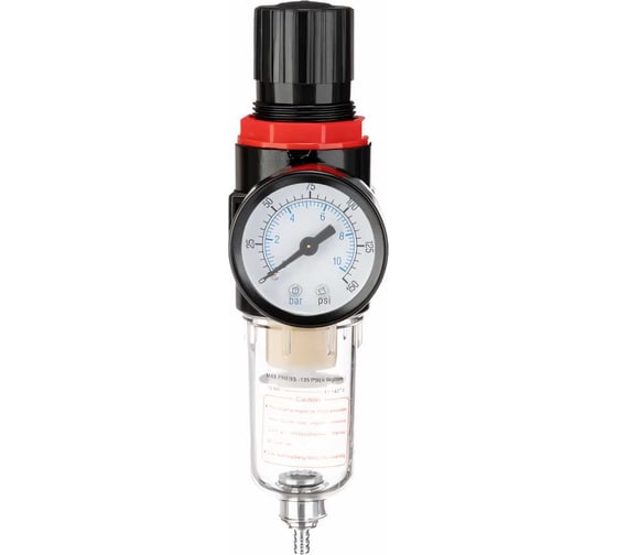 Фильтр для очистки воздуха с редуктором 1/4" INTERTOOL PT-1412 1