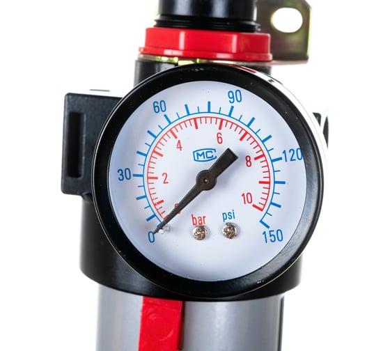 Фильтр очистки воздуха с металлическим редуктором 1/2" INTERTOOL PT-1410