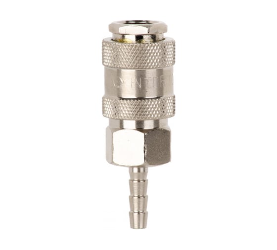 Соединение быстроразъемное (рапид мама - елочка 10 мм) для шланга INTERTOOL PT-1803
