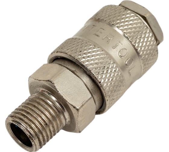 Соединение быстроразъемное (рапид мама - наружная резьба 1/4") INTERTOOL PT-1805