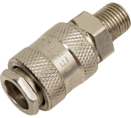 Соединение быстроразъемное (рапид мама - наружная резьба 1/4") INTERTOOL PT-1805