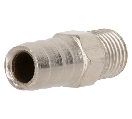 Переходник (наружная резьба 1/4" - елочка 10 мм) для шланга INTERTOOL PT-1845