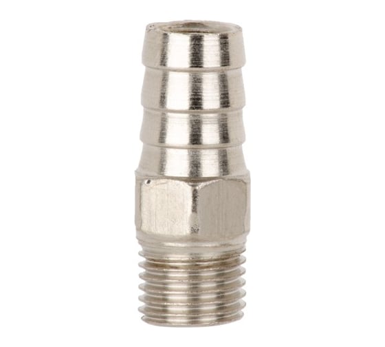 Переходник (наружная резьба 1/4" - елочка 10 мм) для шланга INTERTOOL PT-1845