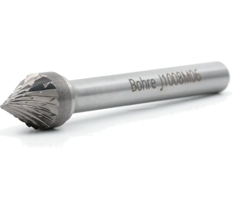 Борфреза твердосплавная Bohre коническая с углом 60 градусов, тип J 10-08,7-М-06-L53 КБ001446