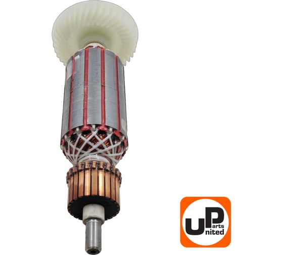 Якорь для BOSCH GWS 14-125CIE/CI/CIT/S/ GWS 14-150 CI/ BAG 125-1 E/ GWS 1400/BAG 125-1 E/ BTI-WKS 125 VRE/ EWS 14-150-S UNITED PARTS 90-0439