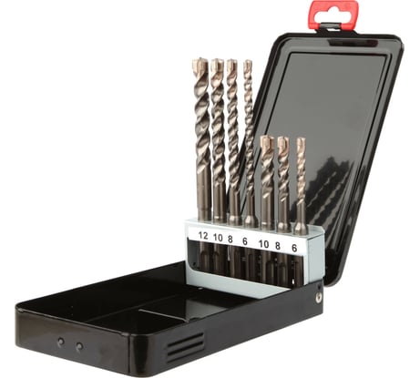 Набор буров по железобетону (7 шт; 6-12 мм; SDS-plus) Inforce 11-01-640