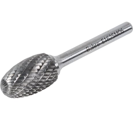 Борфреза твердосплавная Bohre овальная, тип E 16-25-М-06-L70 КБ001417