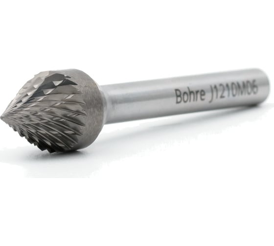 Борфреза твердосплавная Bohre коническая с углом 60°, тип J 12-10,4-М-06-L55 КБ001447 1